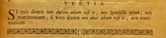 De juiste woorden voor een huwelijksbelofte, 1774. Leuven, Universiteitsbinbliotheek